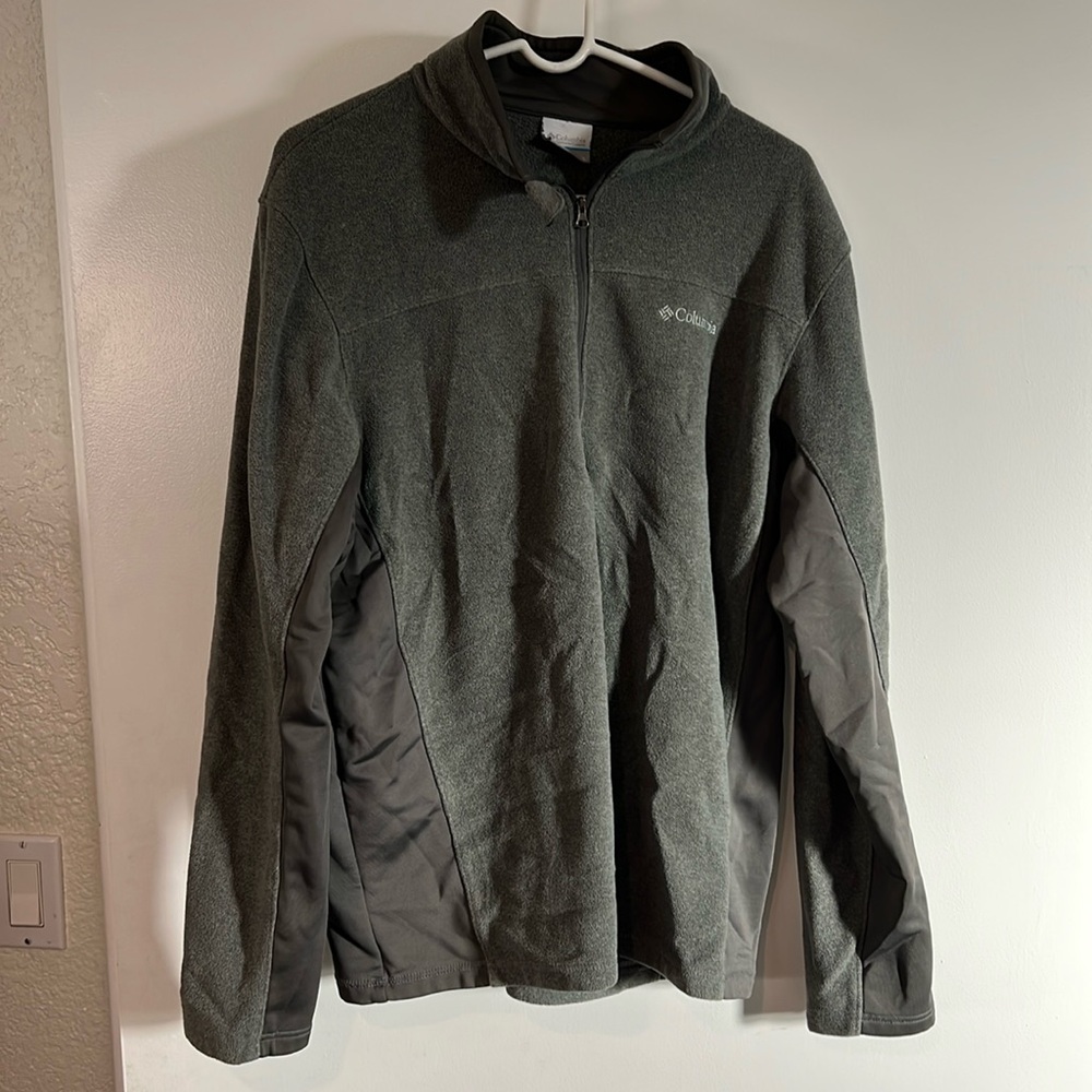 Gray Columbia Pullover (Quarter-zip)